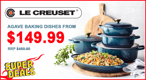 Shop the SUPERDEAL - Le Creuset Agave Baking Dishes sale