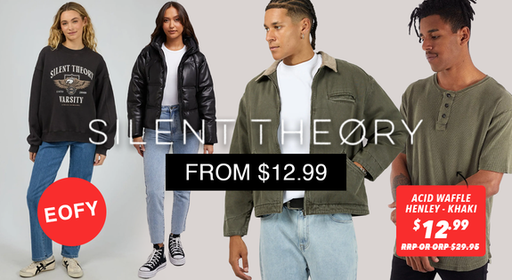 Shop the Silent Theory EOFY! From $12.99! sale