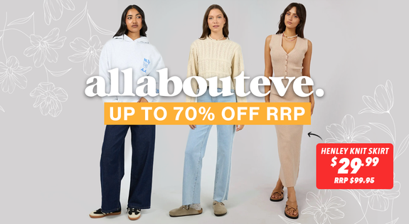 Shop the All About Eve Up to 70% off RRP! sale
