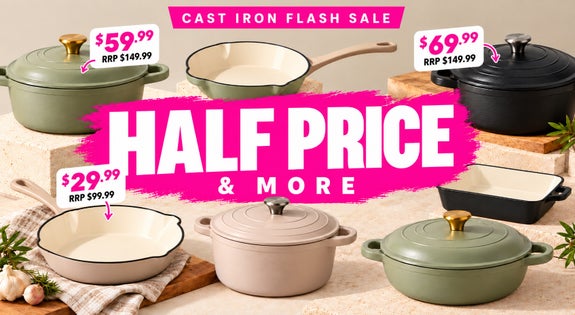 Shop the CAST IRON - FLASH SALE, HALF PRICE + MORE sale