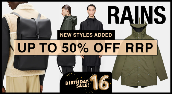 Shop the New Rains Styles Just Landed - Up to 50% Off RRP sale
