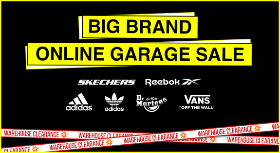 Shop the BIG BRAND ONLINE GARAGE SALE - MORE STYLES ADDED sale