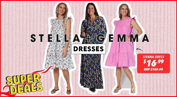 Shop the Stella and Gemma Dresses Superdeal sale