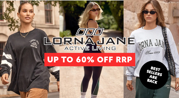 Shop the Lorna Jane - Best Sellers are Back - Up to 60% Off RRP sale