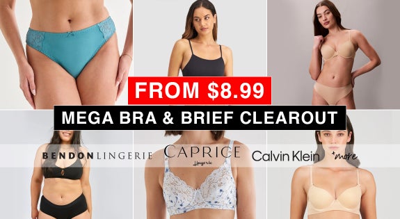 Shop the Mega Bra & Brief Clearout From $8.99 sale