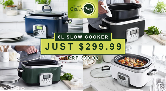 Shop the GreenPan 6L Slow Cooker – Just $299.99 sale