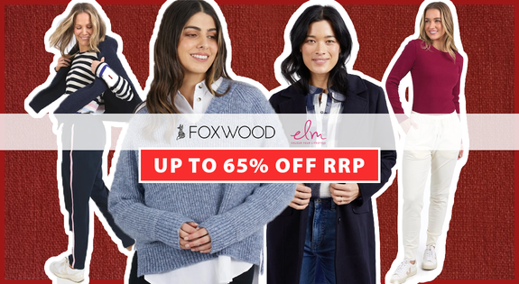 Shop the Foxwood and Elm Up to 65% off RRP! sale