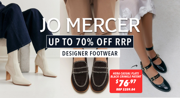 Shop the Jo Mercer Designer Footwear - Up to 70% Off RRP sale