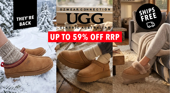 Shop the They're Back! Ozwear UGGs – Up to 59% Off RRP & Free Shipping!! sale