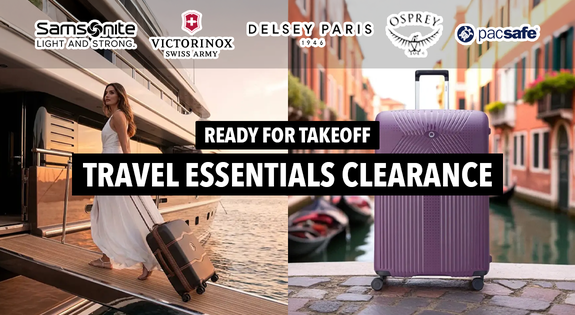 Shop the Ready for Takeoff: Travel Essentials Clearance sale