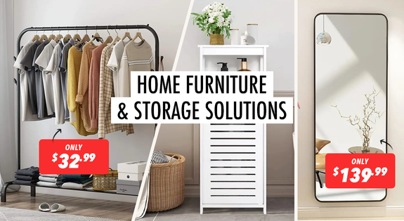 Shop the Home Furniture & Storage Solutions! sale