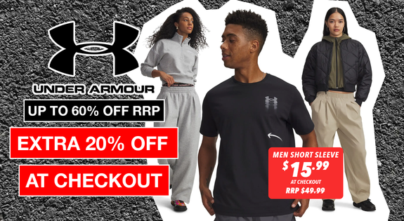 Shop the Under Armour Mega Sale – Up to 60% Off RRP + Extra 20% Off sale