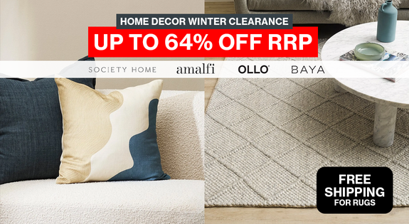 Shop the Home Decor Winter Clearance - Up to 64% off RRP! sale
