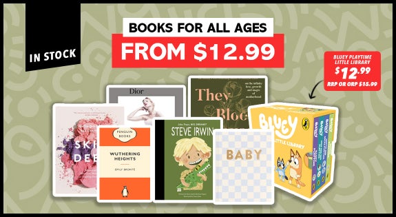 Shop the Books for All Ages – From $12.99! In Stock sale