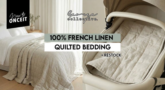 Shop the NEW 100% French Linen Quilted Bedding and restock! sale