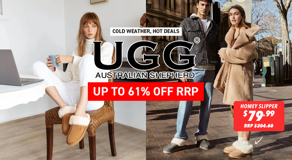 Shop the Cold Weather, Hot Deals – UGG Australian Shepherd Up to 61% Off RRP sale