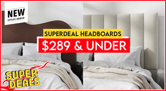 Shop the SUPERDEAL Headboards - $289 & Under! (New Styles Added!) sale