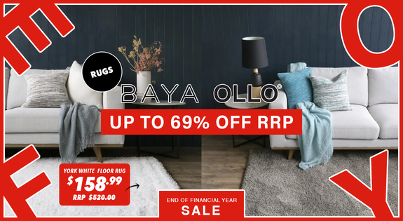 Shop the Baya & Ollo Rugs EOFY Sale - Up to 69% Off RRP! sale