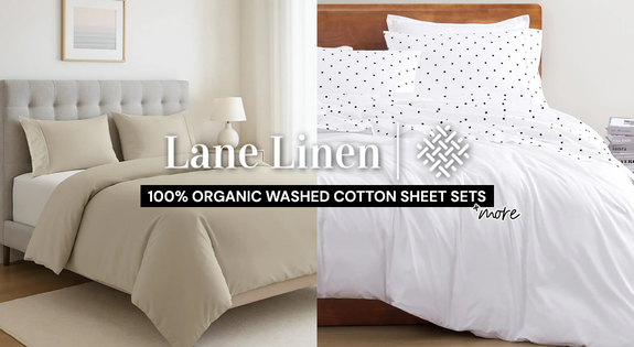Shop the Lane Linen - 100% Organic Washed Cotton Sheet Sets and More! sale