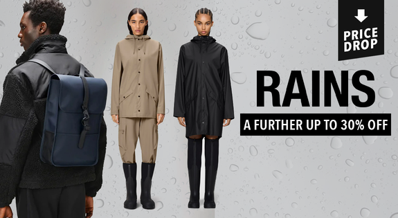 Shop the Rains Price drop - a further up to 30% off! sale