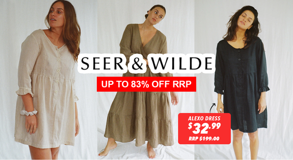 Shop the Seer & Wilde - Up to 83% Off RRP sale