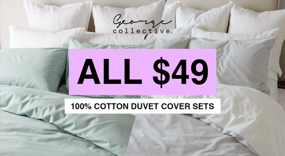 Shop the ALL $49 - 100% Cotton Duvet Sets! sale