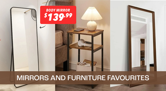 Shop the Mirrors and Furniture Favourites! sale