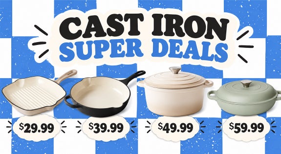 Shop the CAST IRON SUPERDEALS sale