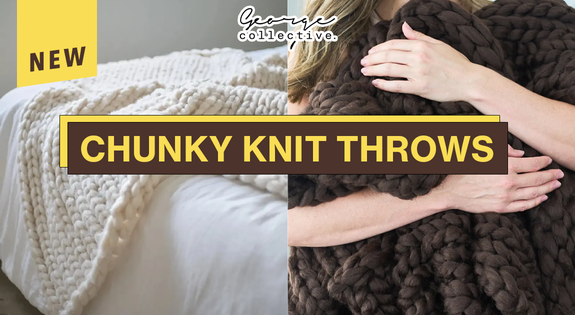 Shop the New! Chunky Knit Throws! sale