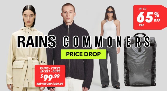 Shop the Rains & Commoners Price Drop! - Up to 65% Off RRP sale