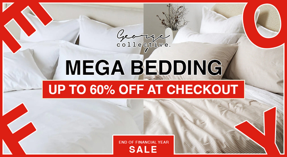 Shop the MEGA BEDDING EOFY sale