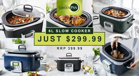 Shop the GreenPan 6L Slow Cooker – Just $299.99 sale