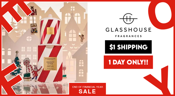 Shop the $1 Shipping Glasshouse 1 Day only sale