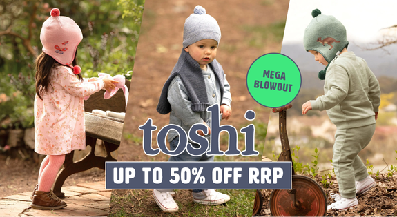 Shop the Toshi Mega Blowout! Up to 50% off RRP! sale