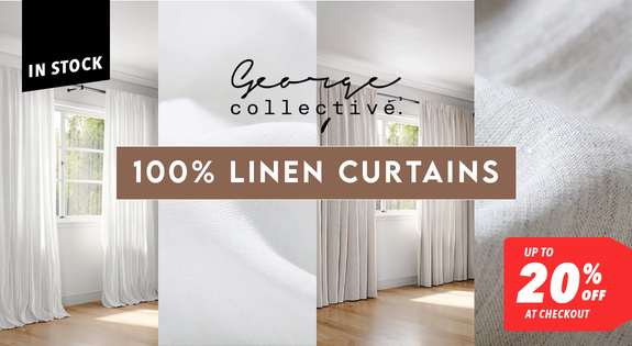 Shop the 100% linen Curtains Up to 20% off at checkout - ALL INSTOCK! sale