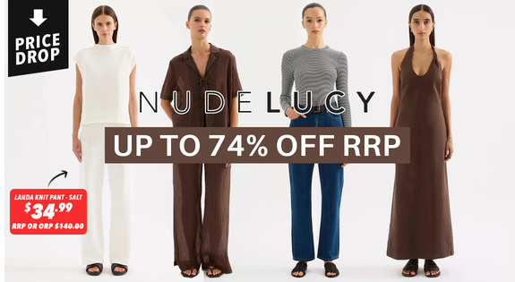 Shop the Nude Lucy - Price Drop! Up to 74% Off RRP sale