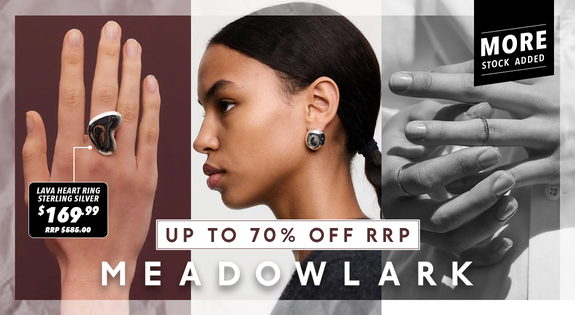 Shop the Meadowlark More Stock Added! Up to 70% Off RRP sale