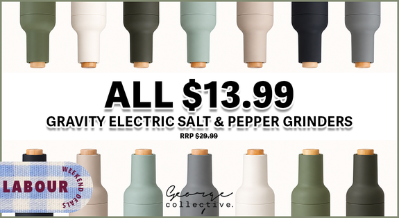 Shop the ALL $13.99 GRAVITY ELECTRIC SALT & PEPPER GRINDERS sale