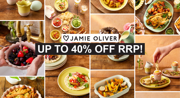 Shop the Jamie Oliver's Coming to Dinner - up to 40% off RRP! sale