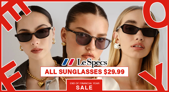 Shop the Le Specs Sunglasses - All $29.99 sale