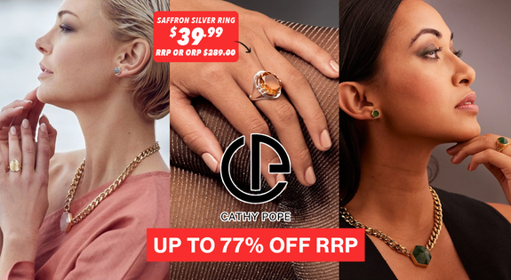 Shop the Cathy Pope Jewellery - Up to 77% Off RRP sale