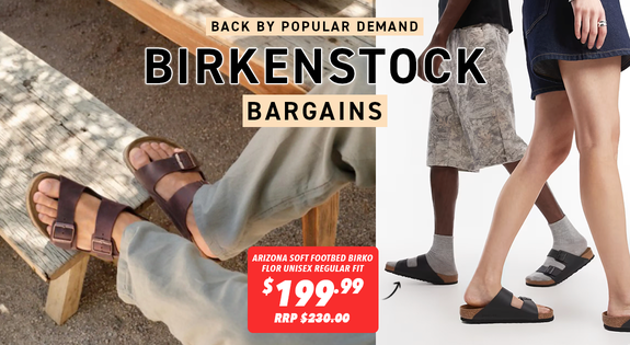 Shop the Birkenstock Bargains - Back By Popular Demand sale
