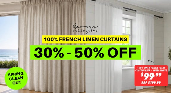 Shop the SPRING CLEAN OUT - FRENCH LINEN CURTAINS 30% TO 50% OFF sale