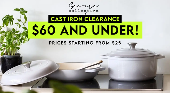 Shop the Cast Iron Clearance $60 and Under! sale