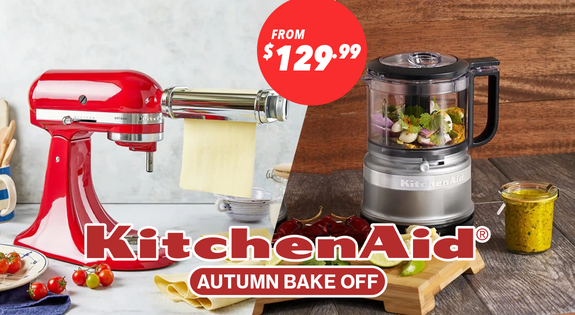 Shop the KitchenAid Autumn Bake Off - From $129.99! sale