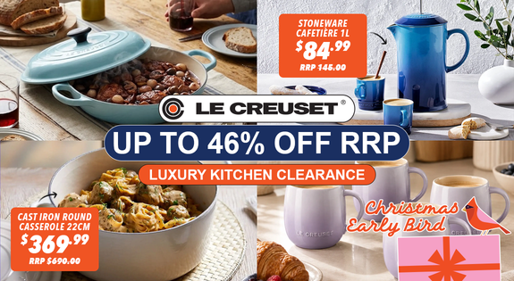 Shop the Le Creuset Luxury Kitchen Clearance – Now Up to 46% OFF RRP!! sale
