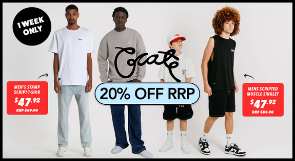 Shop the Crate Clothing Range - 20% OFF RRP! sale