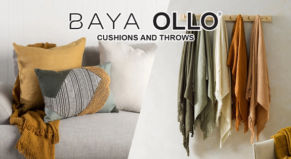 Shop the Baya & Ollo Cushions and Throws - From $23.99! sale