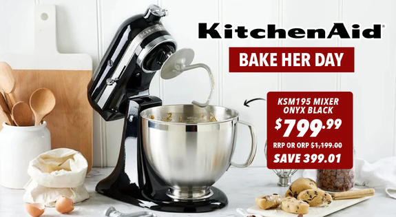 Shop the Bake Her Day: KitchenAid Onyx Black Mixer $799.99 sale
