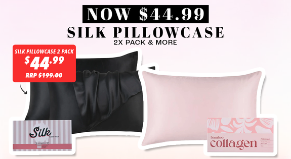 Shop the Now $44.99 Silk Pillowcase 2x pack & More sale